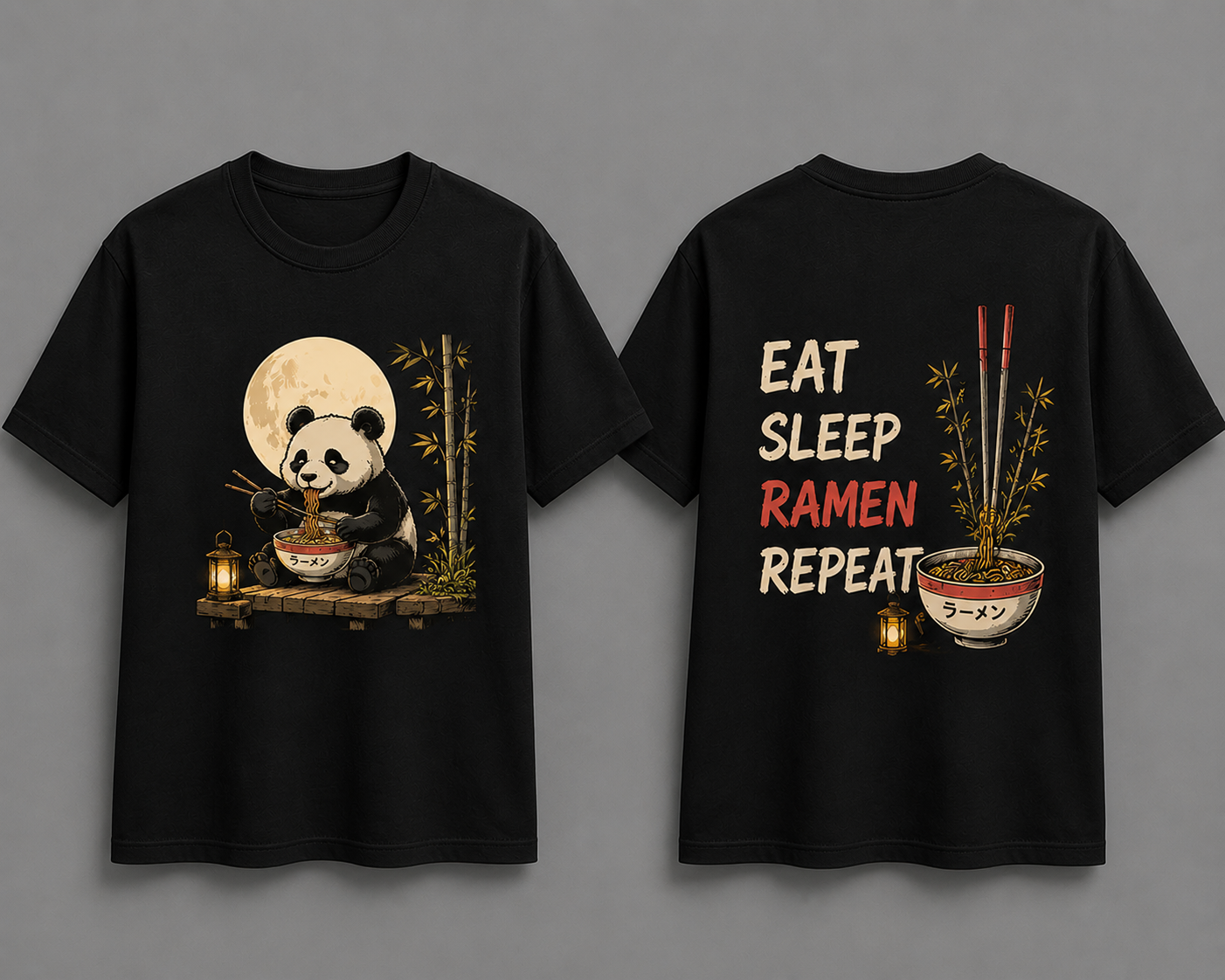 Ramen Panda Graphic |Unisex T-shirt