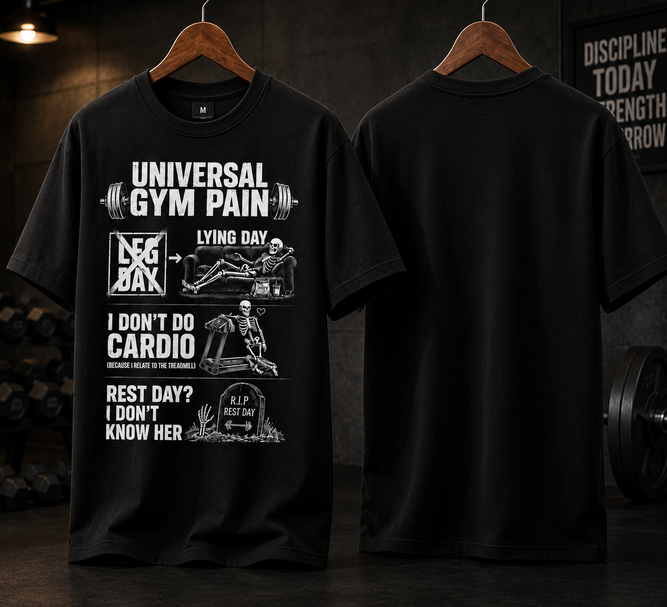 UNIVERSAL GYM PAIN| Unisex T-shirt