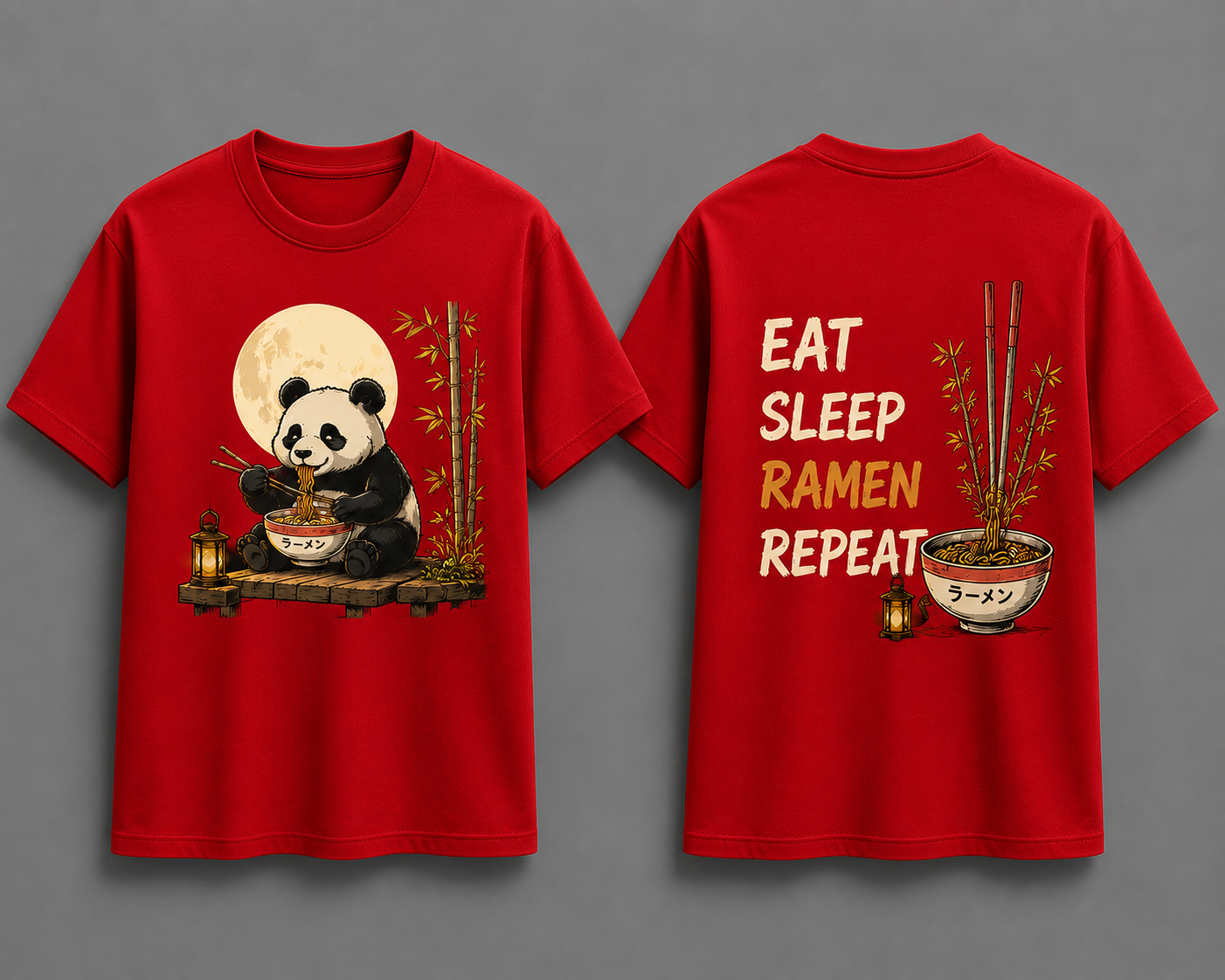 Ramen Panda Graphic |Unisex T-shirt