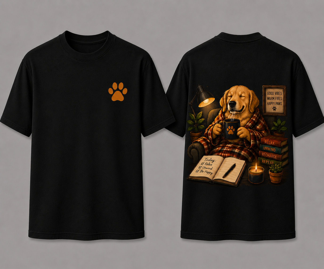 Cozy Pup Coffee Tee| Unisex T-shirt