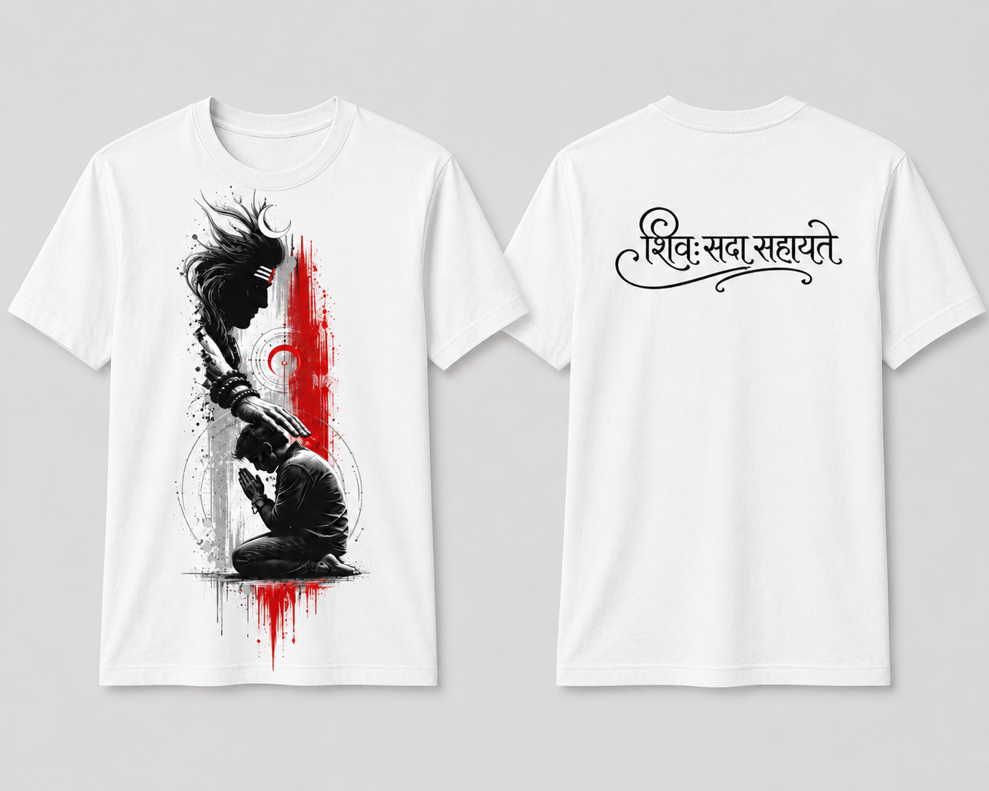 शिव: सदा सहायते| Men T-shirt