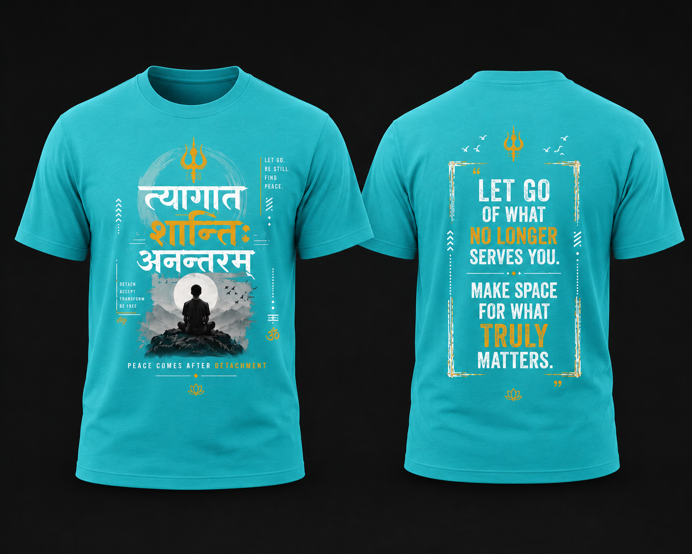 त्यागात् शान्तिः अनंतरम्! | unisex T-shirt