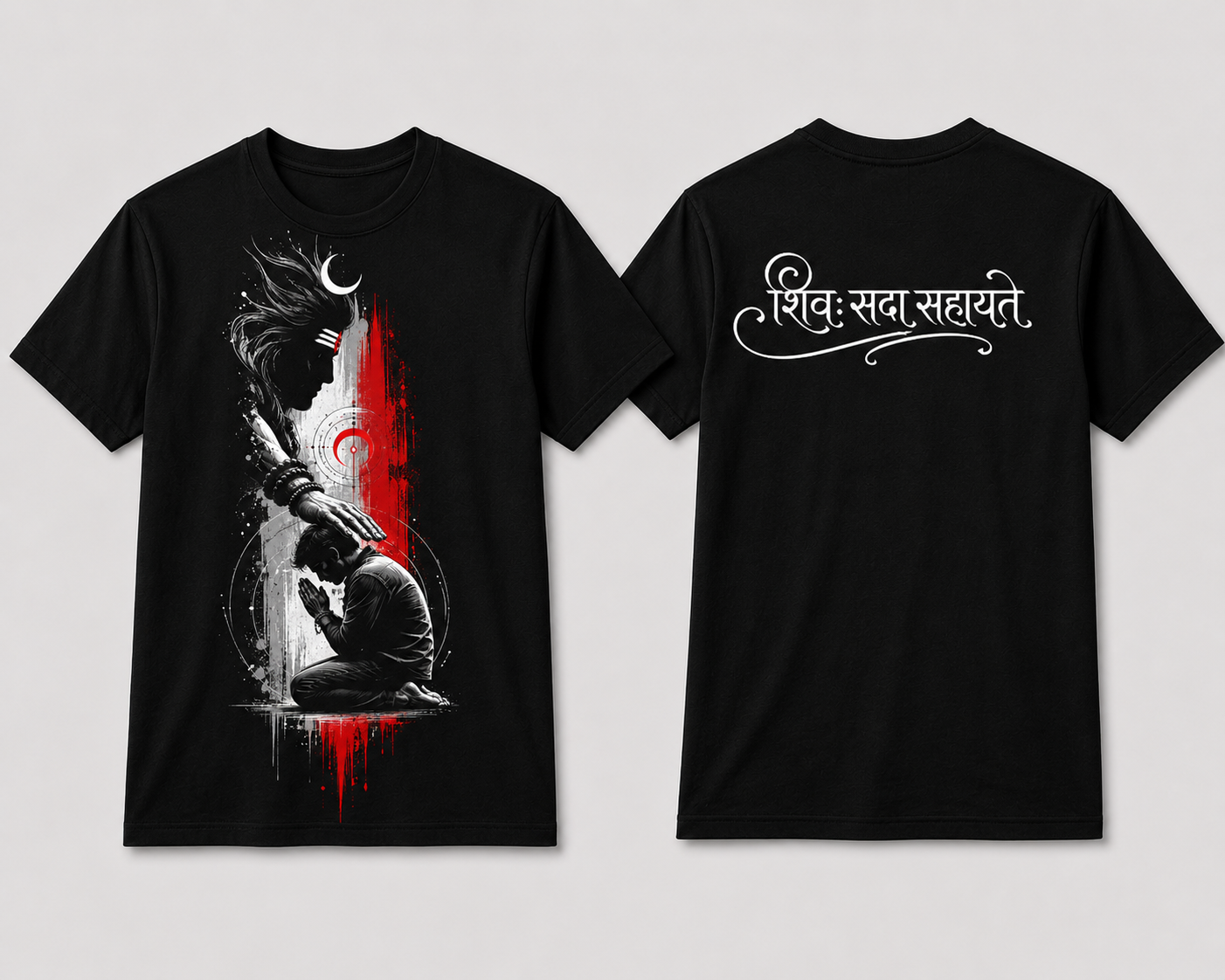 शिव: सदा सहायते| Men T-shirt