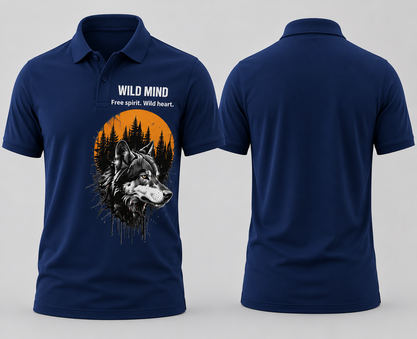 Wild Mind| Unisex POLO t-shirt